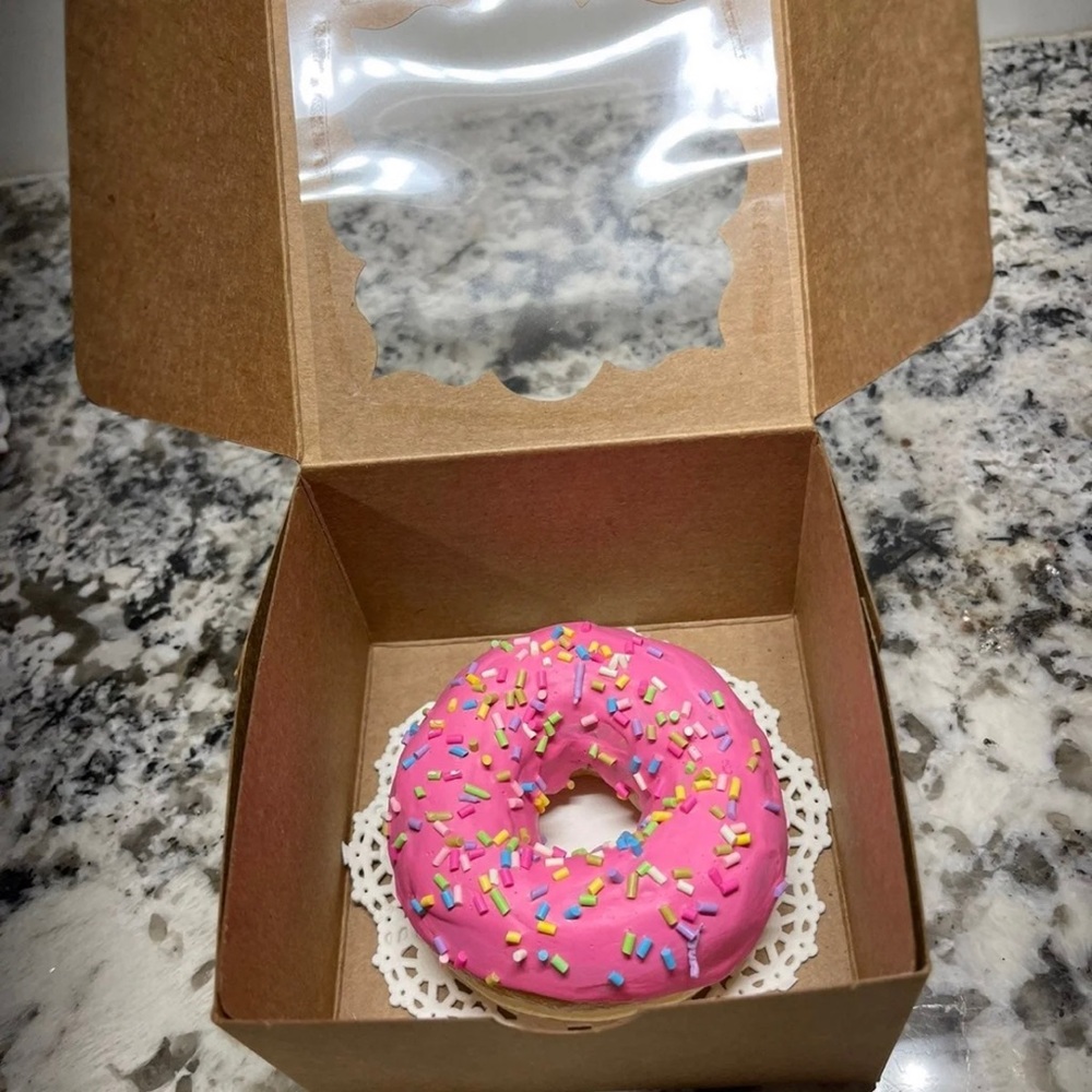Faux handmade donut